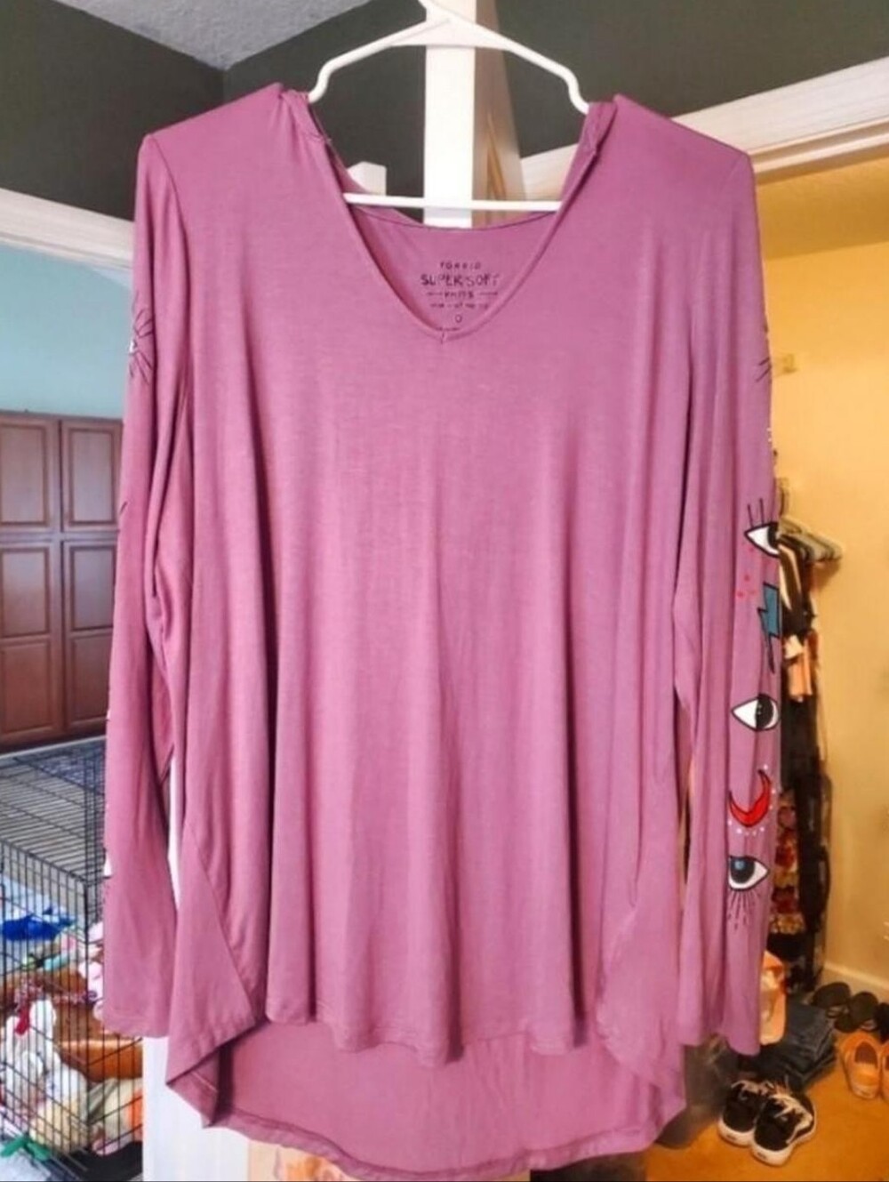 Torrid Icons Long Sleeve Hooded T-Shirt